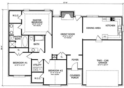elegant  square foot ranch house plans  home plans design