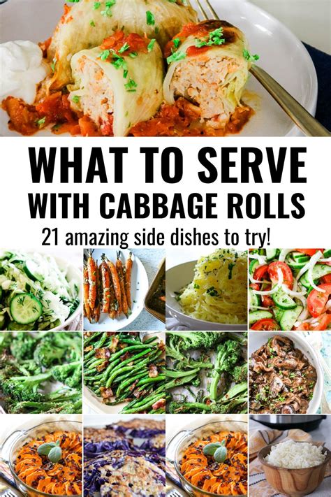serve  cabbage rolls  incredible side dishes
