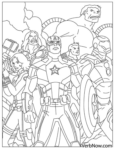 avengers coloring pages    print