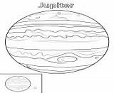 Coloring Planet Pages Jupiter Solar System Printable sketch template