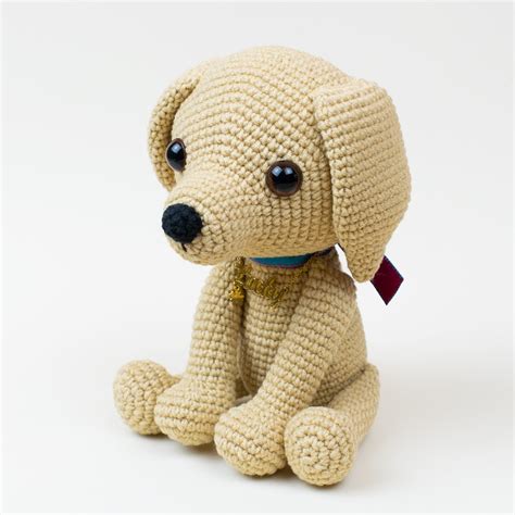 crocheted dog stuffed puppy crocheted puppy dog crocheted puppy