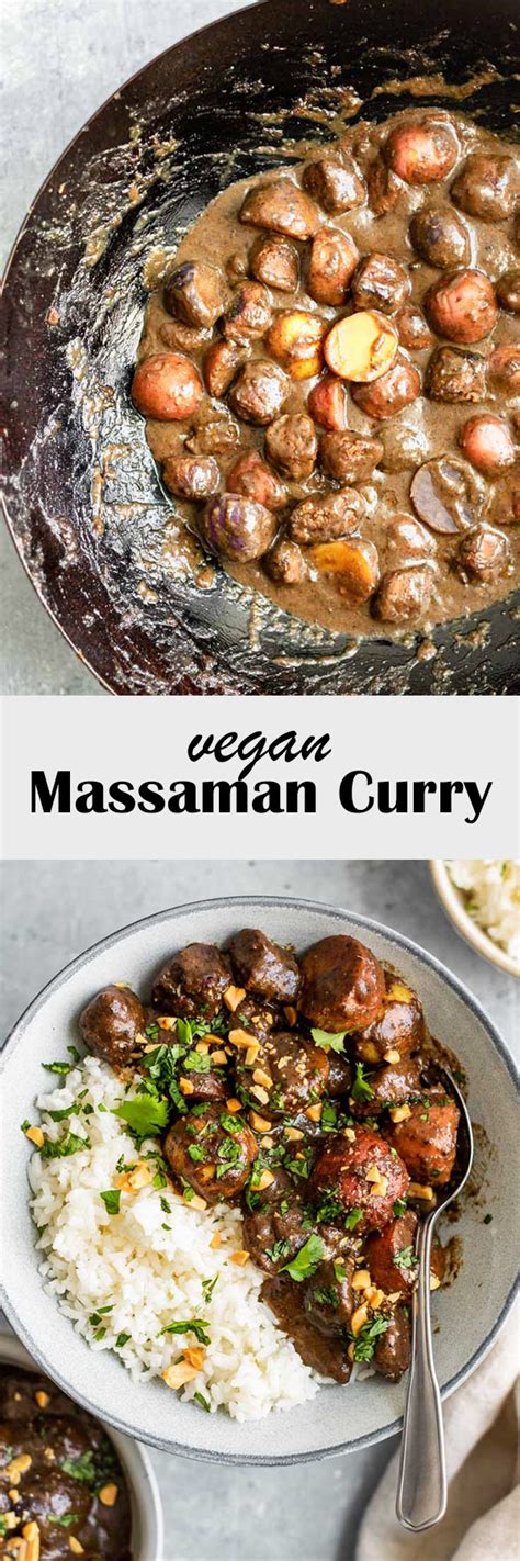 Vegan Massaman Curry • The Curious Chickpea