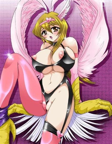 Sexy naked harpy