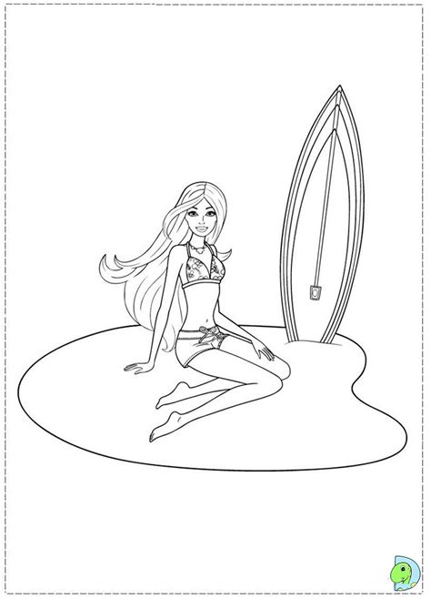 barbie mermaid tale colouring pages