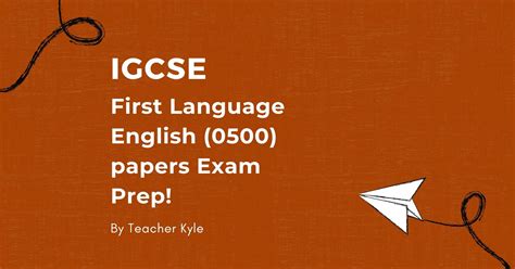 igcse  language english  papers exam prep learner net