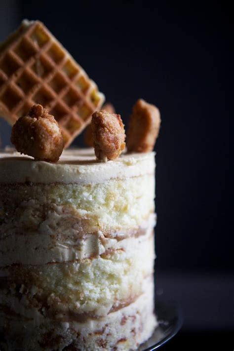Are You Ready For This Fried Chicken And Waffle Cake With Maple