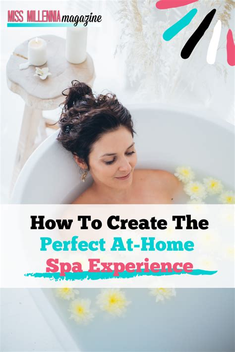 create  perfect  home spa experience