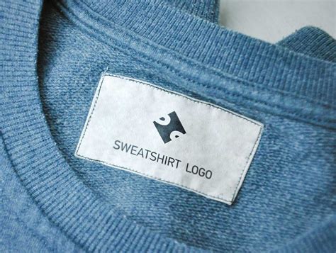 jean sweatshirt fashion brand label tags psd mockup psd mockups