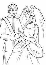Coloring Pages Groom Bride Popular Wedding sketch template