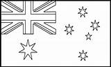 Drapeau Australie Coloriage Flags Coloriages sketch template