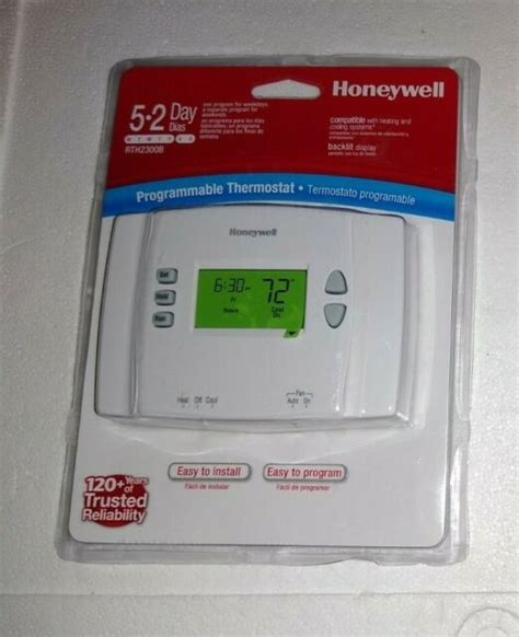 honeywell   day programmable thermostat rthb  sale  ebay
