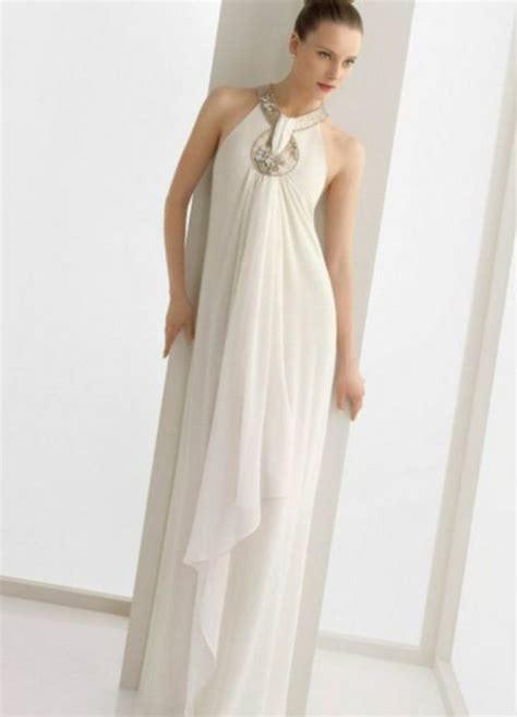 grecian style wedding dress