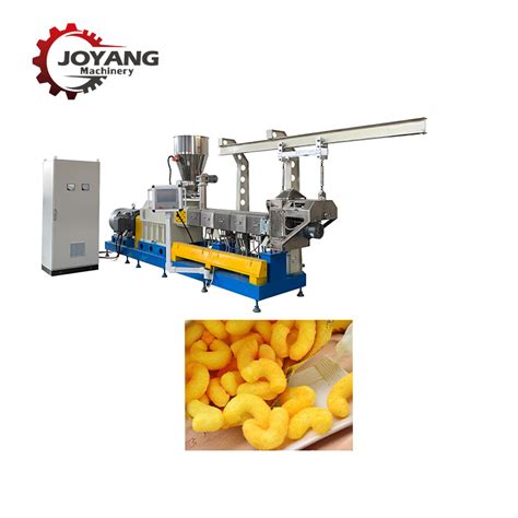 Puffy Corn Curls Machines Crunchy Snacks Maker Plant Maize Extruder