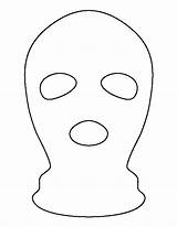 Mask Robber Pattern Printable Template Outline Patternuniverse Print Stencils Use Face Masks Templates Printables Shape Coloring Crafts Clip Terms Patterns sketch template