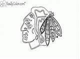 Coloring Blackhawks Pages Popular sketch template