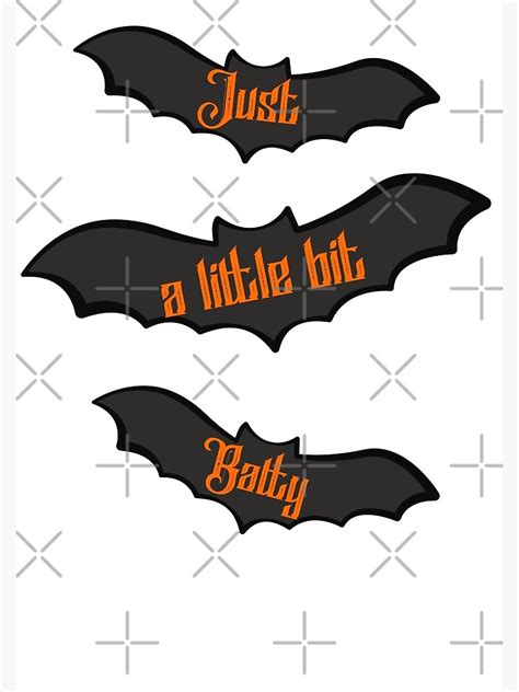 batty bat silhouette poster  sale  bootiful