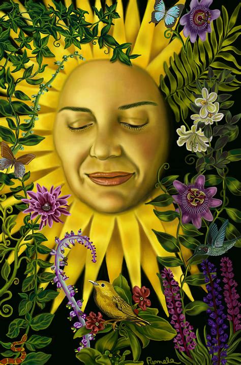 Sun Goddess Painting By Pamela Wells