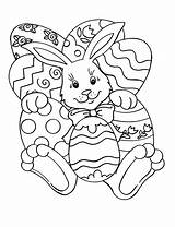 Easter Coloring Pages Bunny Kids sketch template