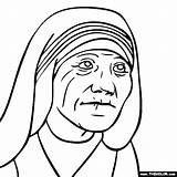 Teresa Mother Drawing Coloring Pages Clipartmag Thecolor sketch template
