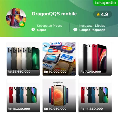 toko dragonqqs mobile  produk lengkap harga terbaik tokopedia
