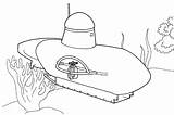 Submarine Coloring Pages Bathyscaphe Kids Colorkid Vessels Transport Vehicle Vehicles Print Underwater Nuclear Submersible sketch template