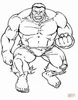 Coloring Hulk Pages Angry sketch template