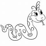 Coloring Pages Printable Snakes Snake Kids Popular Adults sketch template