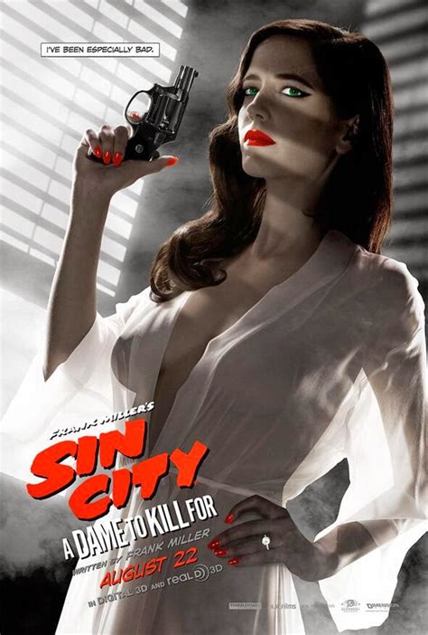 Pizowell S Blog Eva Green S Sin City 2 Poster Rejected By