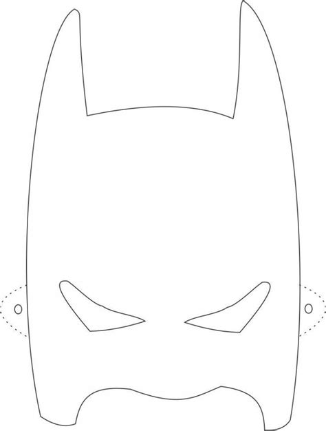 batman mask printable coloring page  kids batman ma na stylowipl