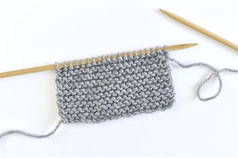 How To Knit The Garter Stitch