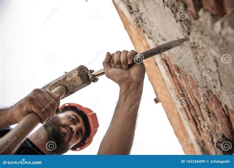 detail  men working  construction stock image image  dayscene tiredness