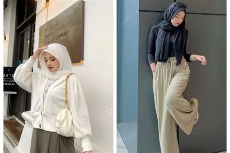 6 Inspirasi Ootd Hijab Kekinian Ala Selebgram Tetap Stylish Dengan