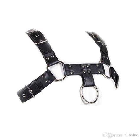 men sexy bondage pu leather belt chest harness gay buckles