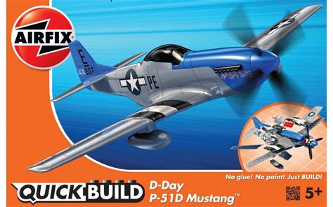 airfix  day mustang quick build kit jacksons models railways
