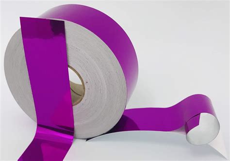 amazoncom colored chrome tape plastic vinyl  adhesive     ft purple arts