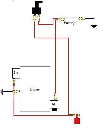 battery relocation wiring diagram