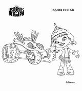 Rush Ralph Candlehead Coloriages sketch template