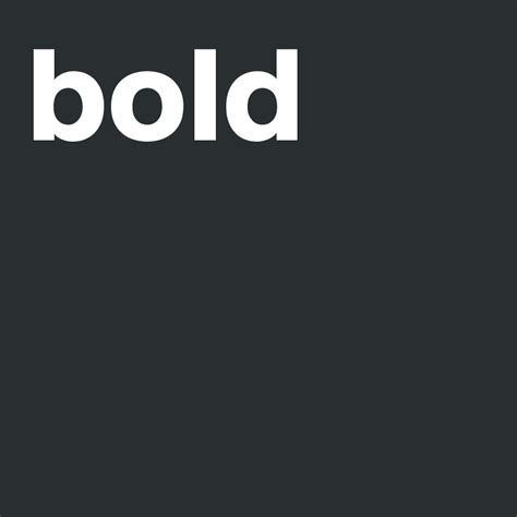 bold post  yasso  boldomatic