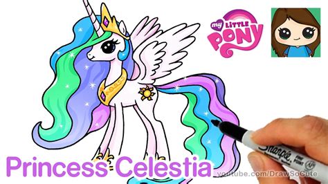 draw princess celestia   pony