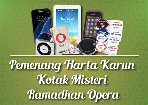 pengumuman pemenang kotak misteri ramadhan opera opera indonesia
