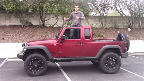 heres   jeep wrangler pickup truck  awesome