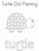 Turtle Marker Bingo Dauber Twistynoodle sketch template