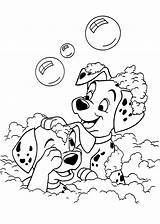 Coloring Pages 101 Dogs Dog Dalmatian Color Dalmatians Kids Print Cartoon Popular Coloringtop sketch template