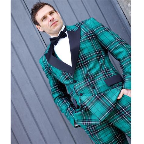 tartan dinner jacket stylish waistcoats tartan suit checkered suit