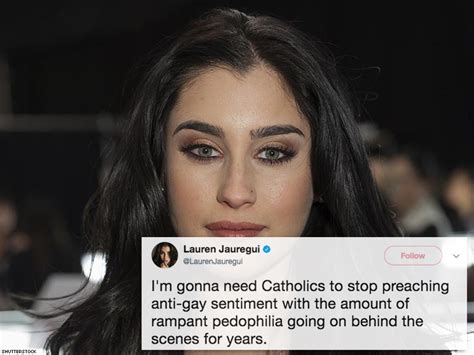 Fifth Harmony S Lauren Jauregui Slams Catholic Church Over Anti Gay