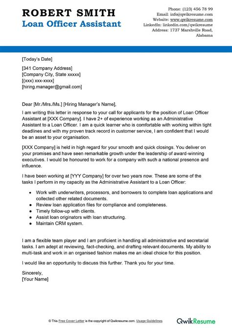 commercial underwriter cover letter examples qwikresume