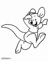 Roo Pooh Winnie Stampare Disneyclips sketch template