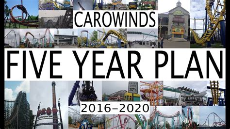 carowinds  year plan   future attractions youtube
