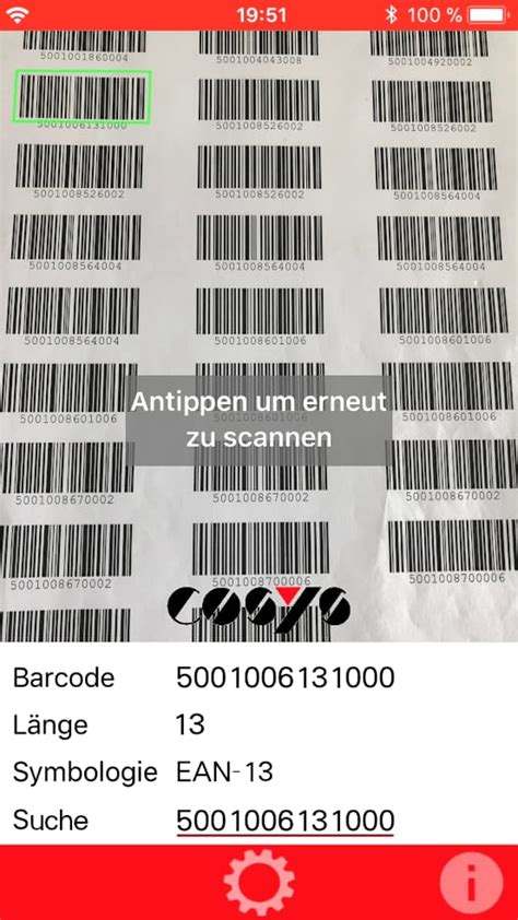 barcode scanning mit smartphones