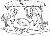 Nacimiento Cristianos sketch template